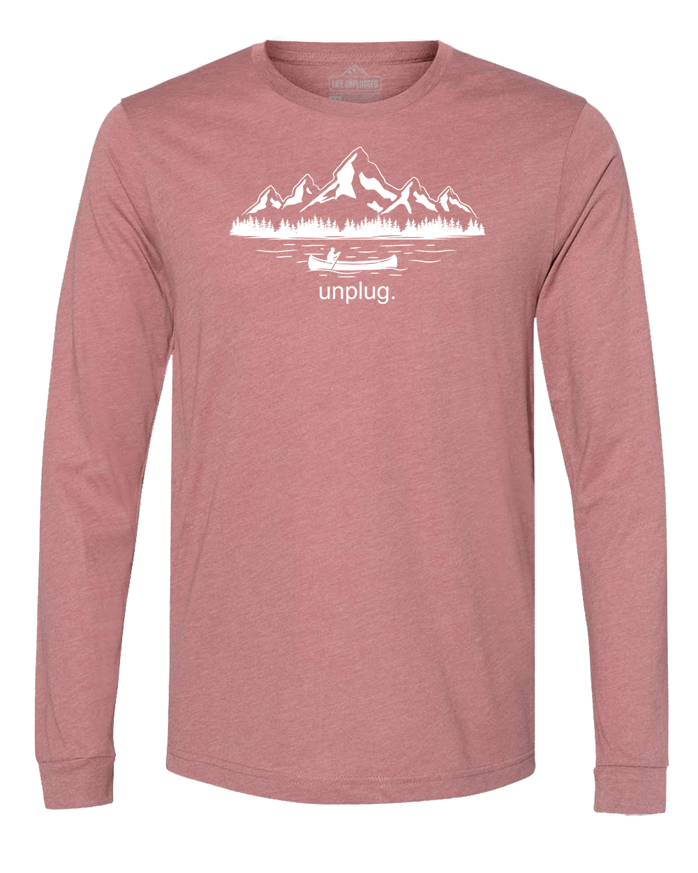 Canoeing in the Mountains Long Sleeve T-Shirt