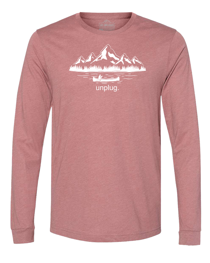 Canoeing in the Mountains Long Sleeve T-Shirt