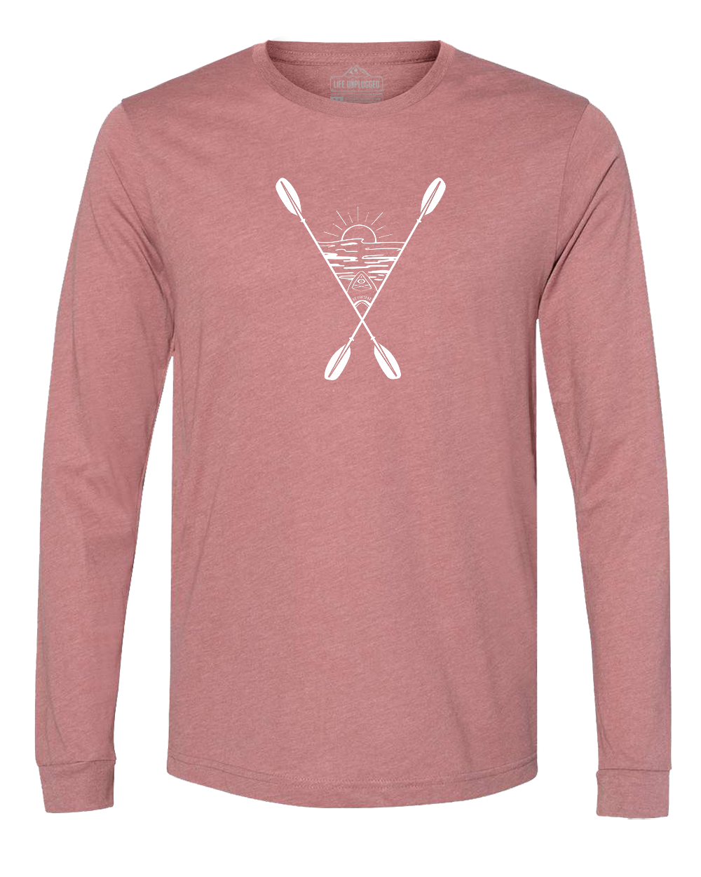 Kayaking Into The Sunset Long Sleeve T-Shirt