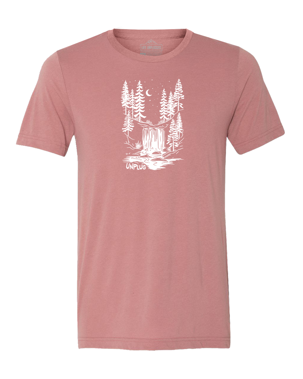 WATERFALL UNDER THE STARS Triblend T-Shirt