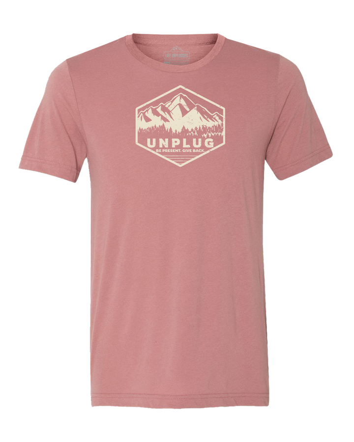 Unplug Mountain Badge Triblend T-Shirt