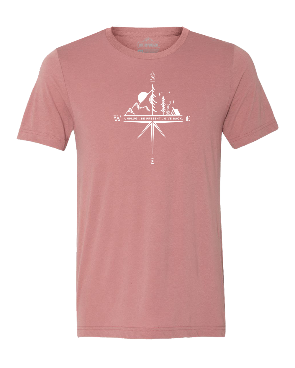 Compass Mountain Scene Triblend T-Shirt