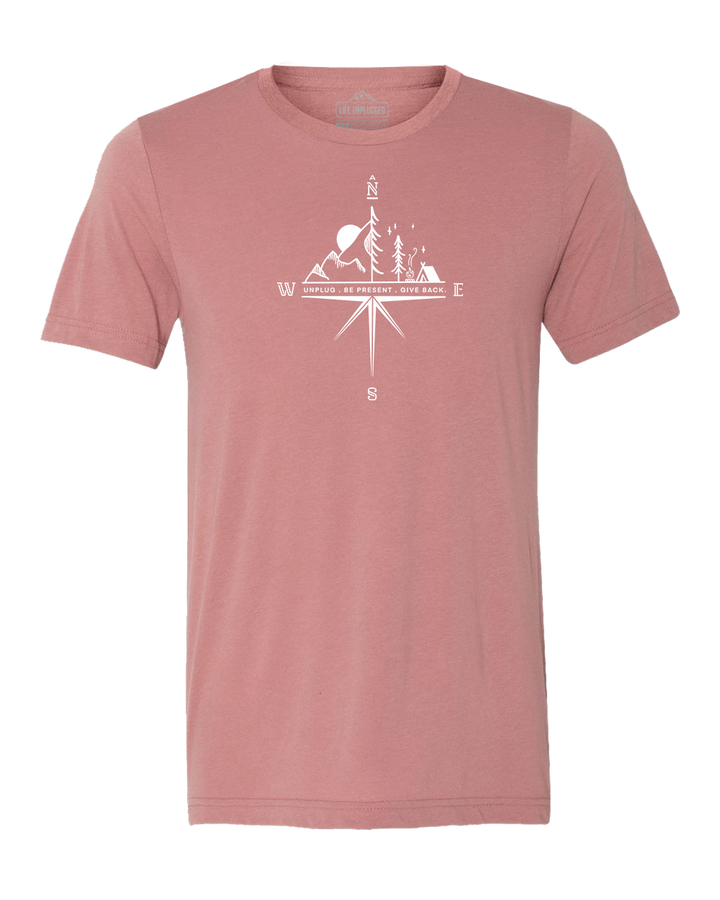 Compass Mountain Scene Triblend T-Shirt
