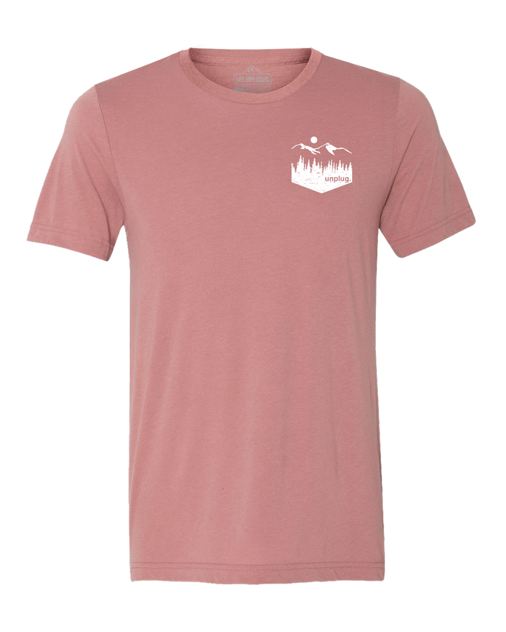 Unplug Mountain Left Chest Pocket Triblend T-Shirt
