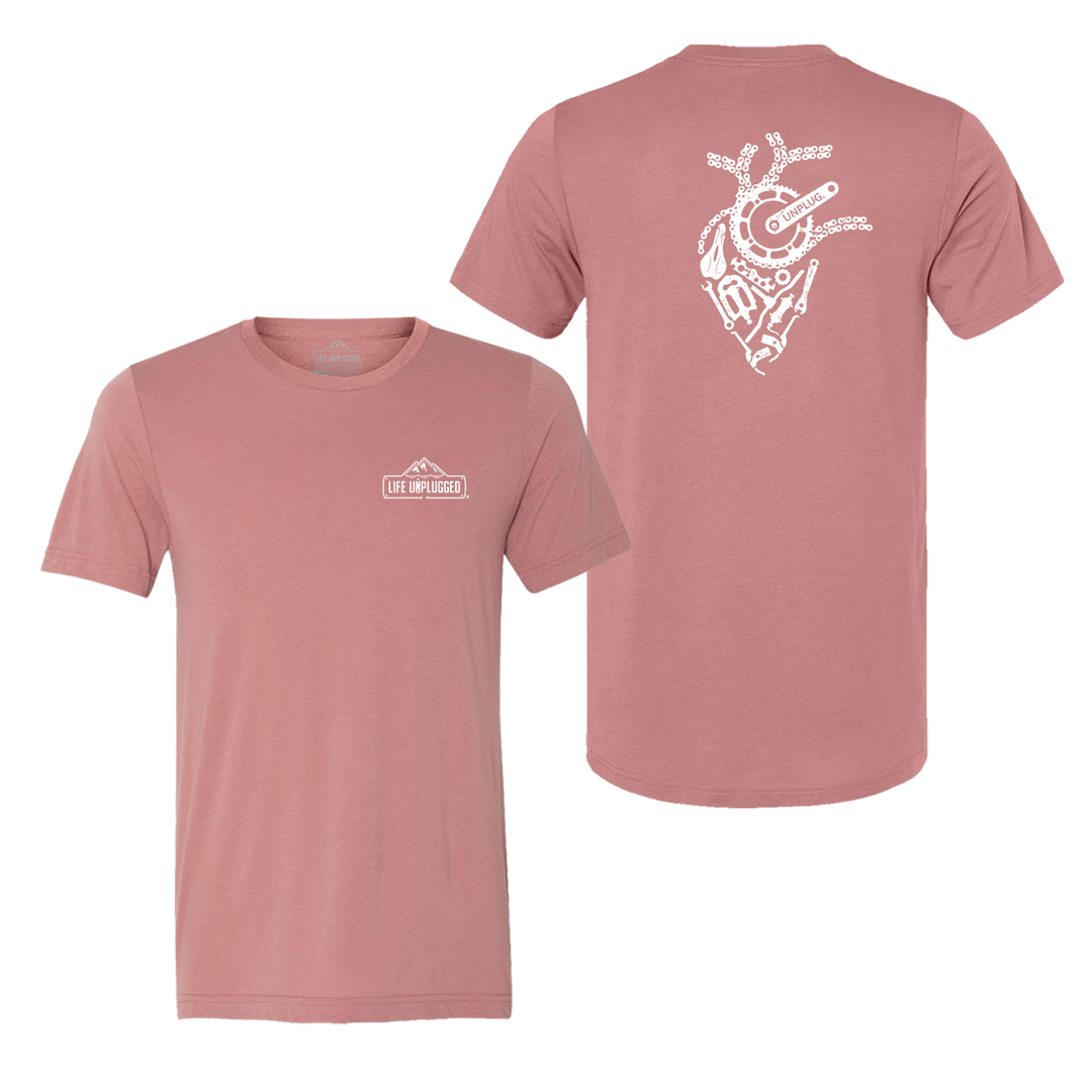 Anatomical Heart (Bicycle Parts) Triblend T-Shirt