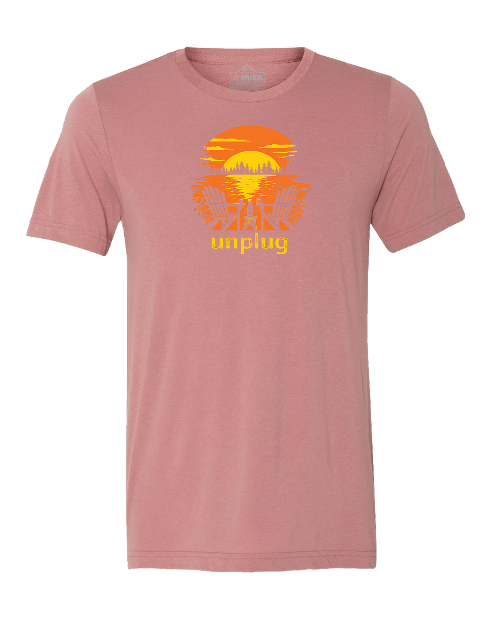 Chairs at Sunset Triblend T-Shirt