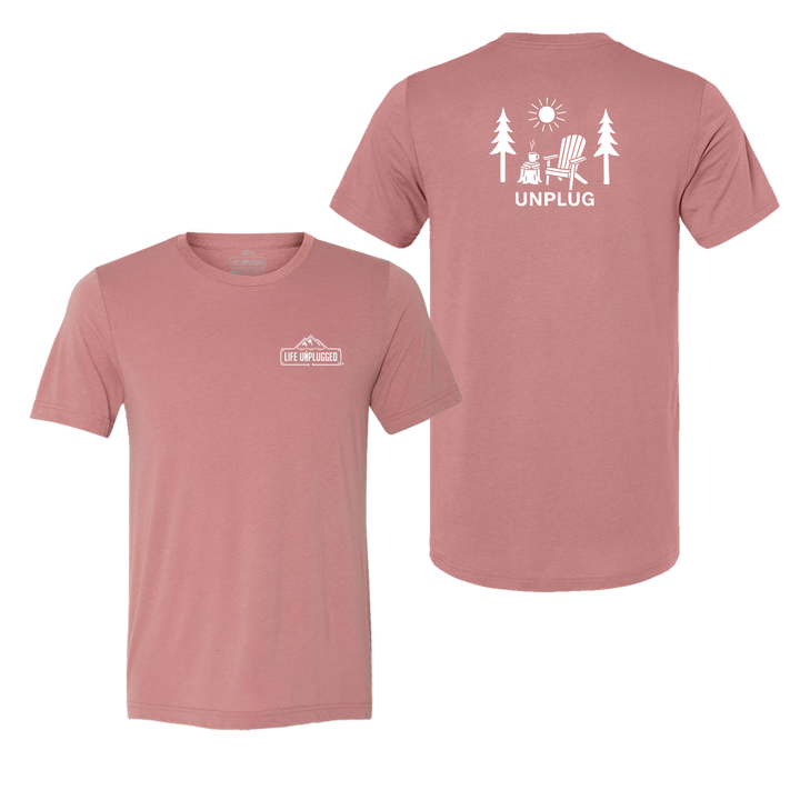 READING IN THE WOODS Triblend T-Shirt