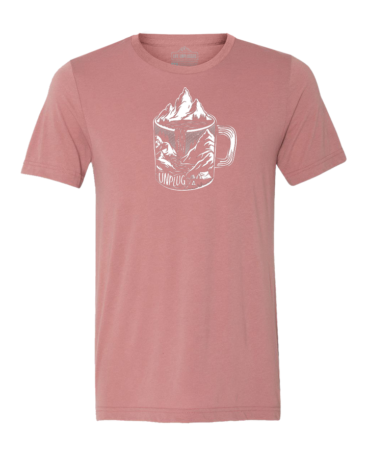 Coffee Mountain Scene Triblend T-Shirt