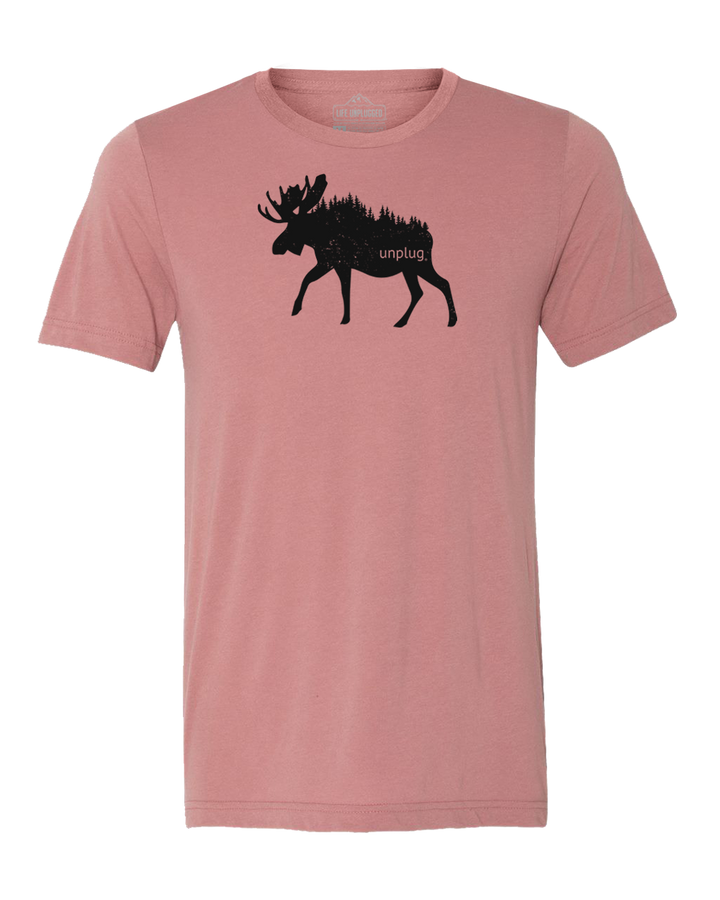 Moose In The Trees Triblend T-Shirt