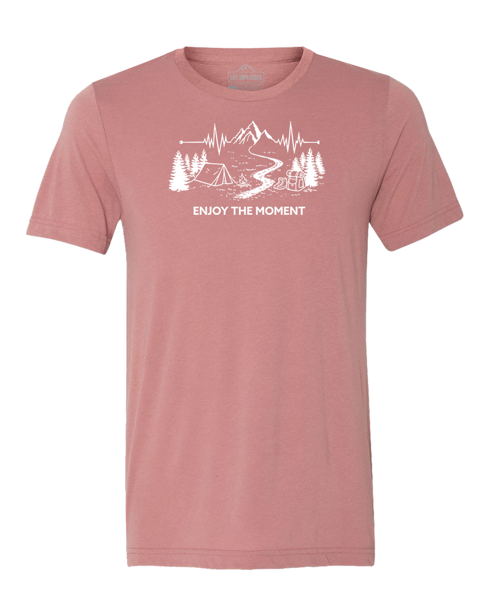 ENJOY THE MOMENT (MOUNTAIN SCENE) Triblend T-Shirt