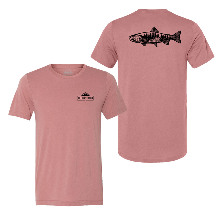 WOODLAND TROUT Triblend T-Shirt