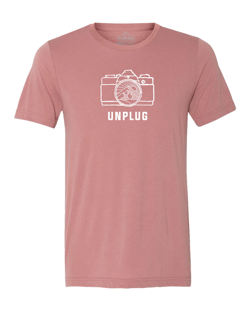 Camera Mountain Lens Triblend T-Shirt