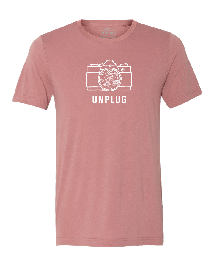 Camera Mountain Lens Triblend T-Shirt