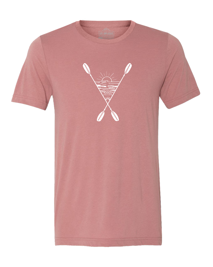 Kayaking Into The Sunset Triblend T-Shirt