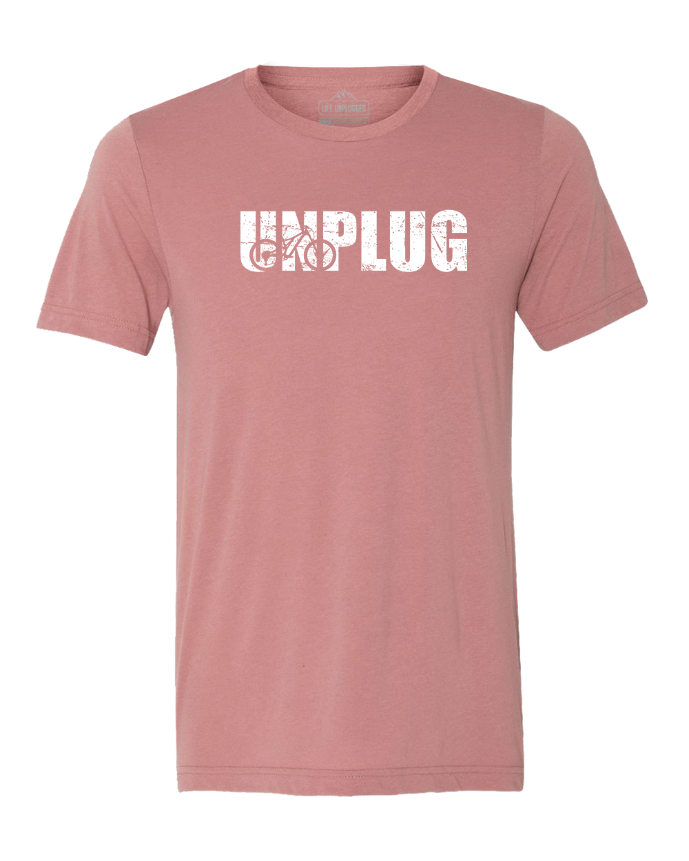 Unplug Mountain Bike Silhouette Triblend T-Shirt