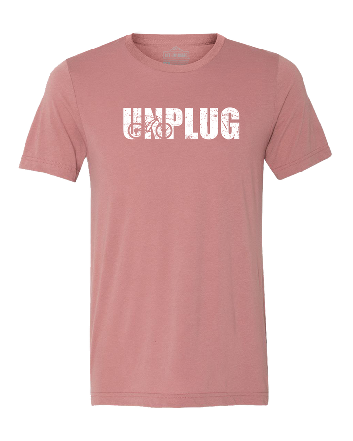 Unplug Mountain Bike Silhouette Triblend T-Shirt