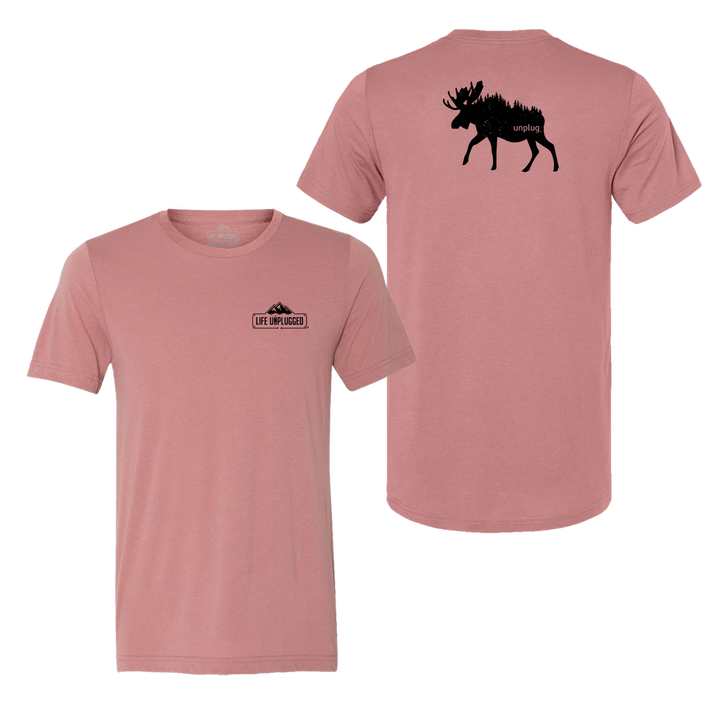 Moose In The Trees Triblend T-Shirt
