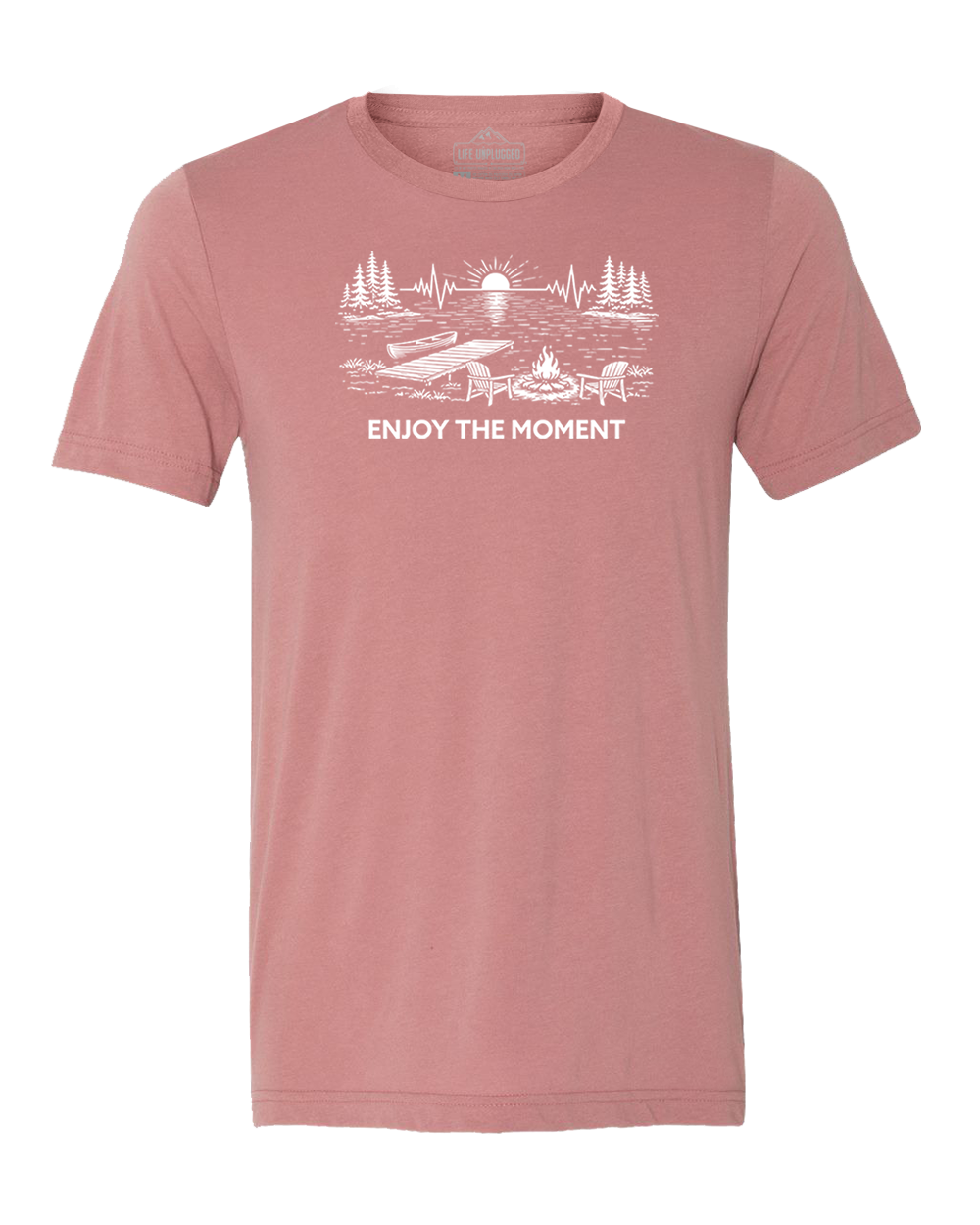 ENJOY THE MOMENT (LAKE SCENE) Triblend T-Shirt