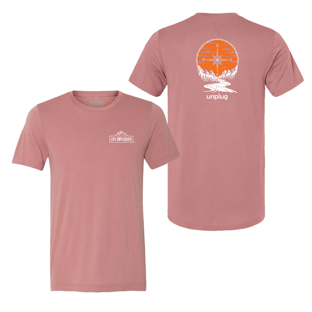 Compass Sunset Triblend T-Shirt