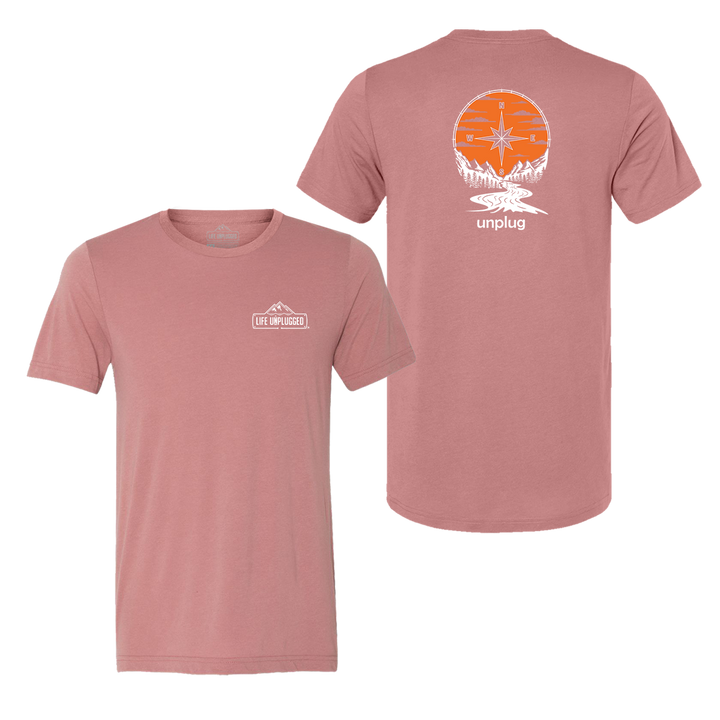 Compass Sunset Triblend T-Shirt