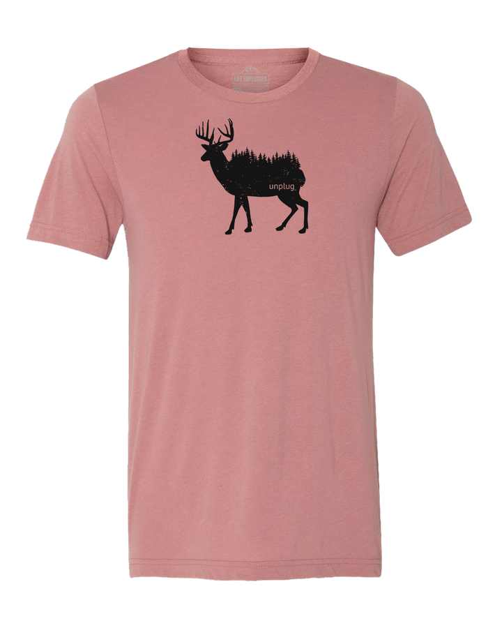 Deer In The Trees Triblend T-Shirt