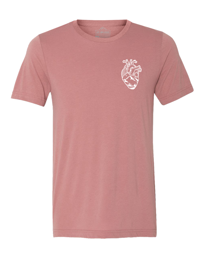 Anatomical Heart (Left Chest) Triblend T-Shirt