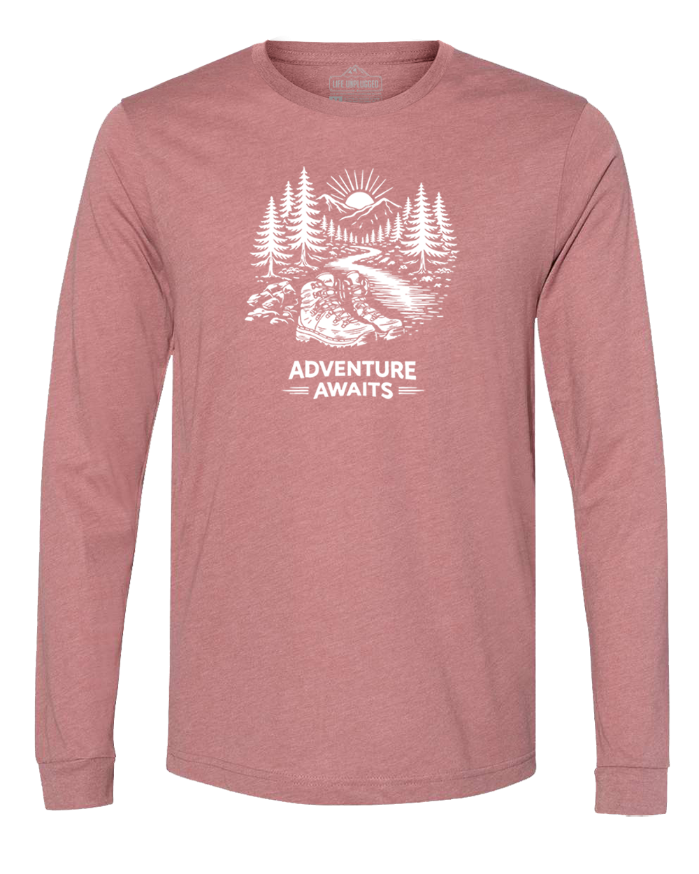 ADVENTURE AWAITS Long Sleeve T-Shirt