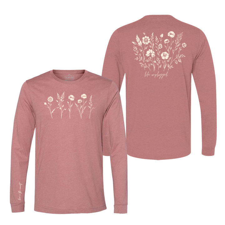 Live in the Moment Wildflower Long Sleeve T-Shirt