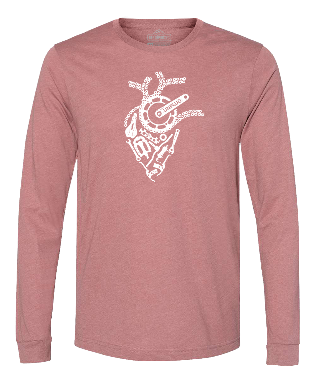 Anatomical Heart (Bicycle Parts) Long Sleeve T-Shirt