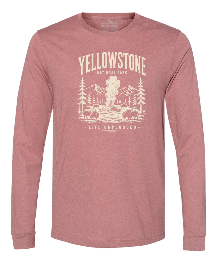 YELLOWSTONE NATIONAL PARK Long Sleeve T-Shirt