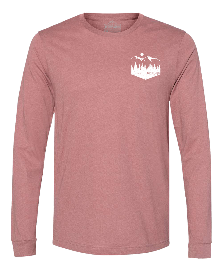 Unplug Mountain Left Chest Pocket Long Sleeve T-Shirt