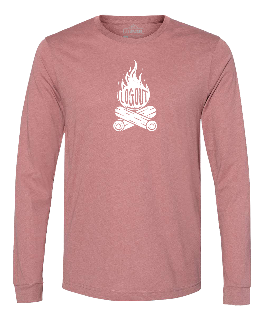 Log Out Campfire Long Sleeve T-Shirt