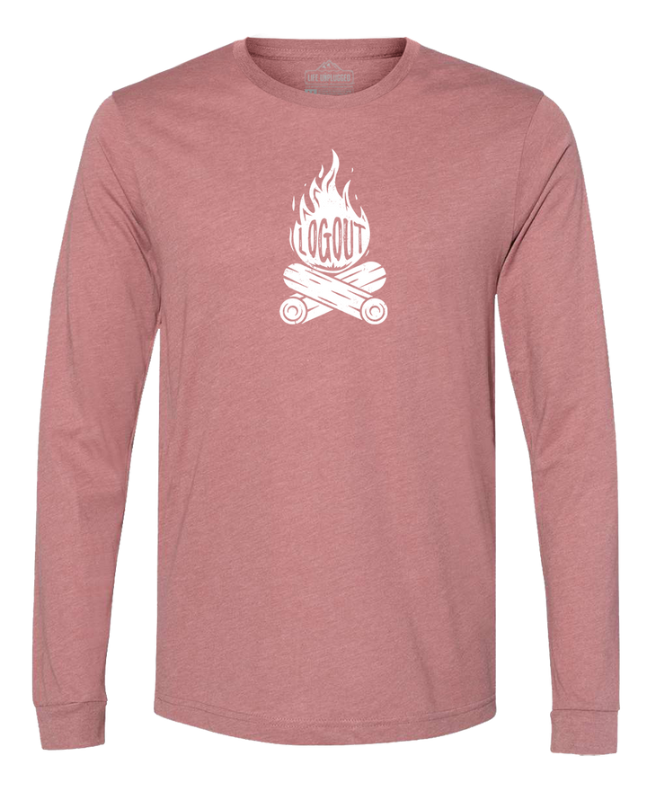 Log Out Campfire Long Sleeve T-Shirt