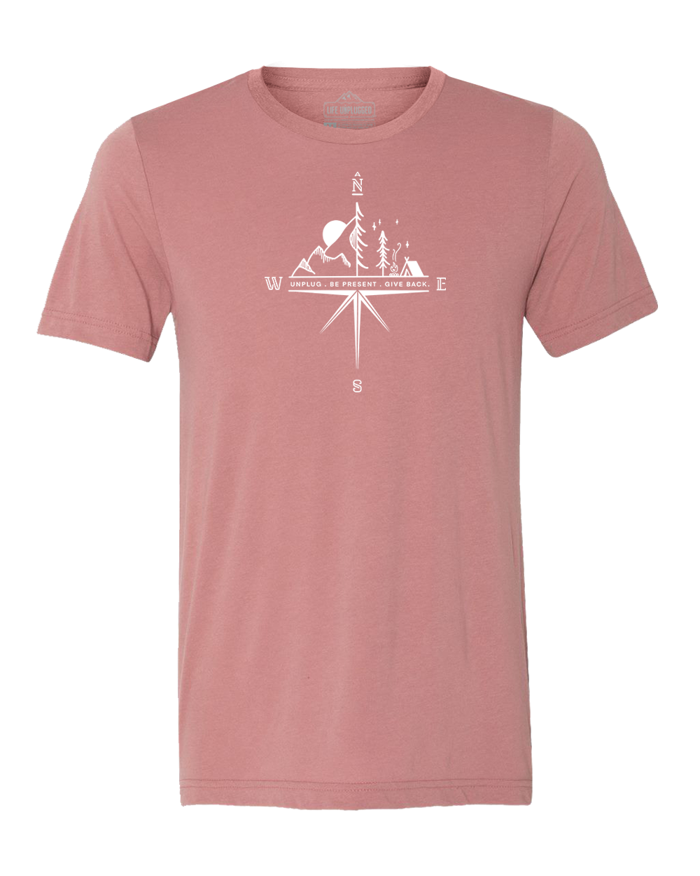 Compass Mountain Scene Triblend T-Shirt
