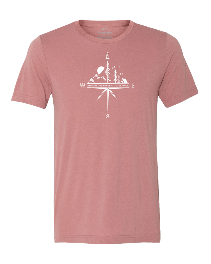 Compass Mountain Scene Triblend T-Shirt