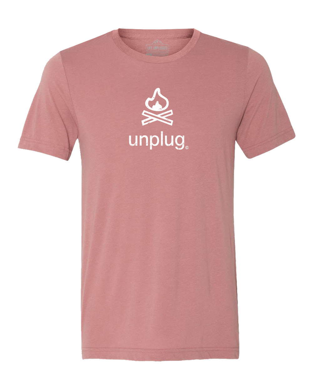 CAMPFIRE Triblend T-Shirt LARGE MAUVE BLOWOUT