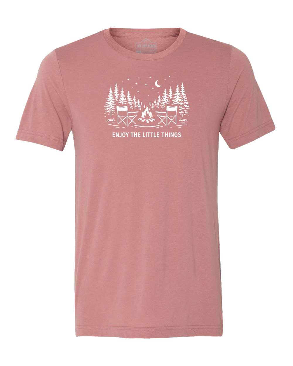 Enjoy The Little Things Campfire scene Triblend T-Shirt