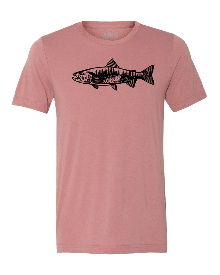 WOODLAND TROUT Triblend T-Shirt