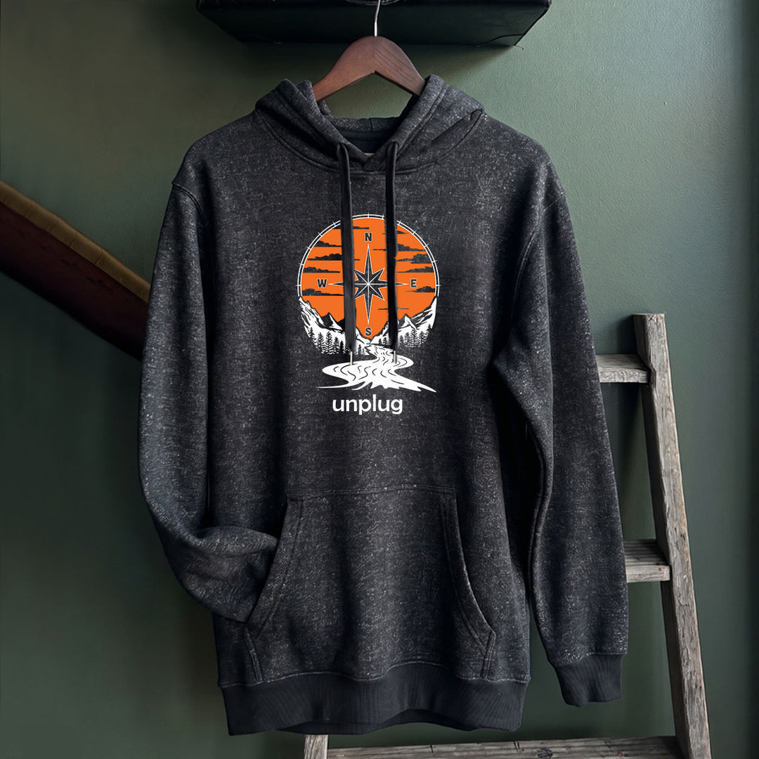 COMPASS SUNSET Nantucket Super Soft Sweater Hoodie