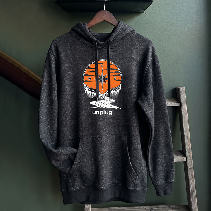 COMPASS SUNSET Nantucket Super Soft Sweater Hoodie