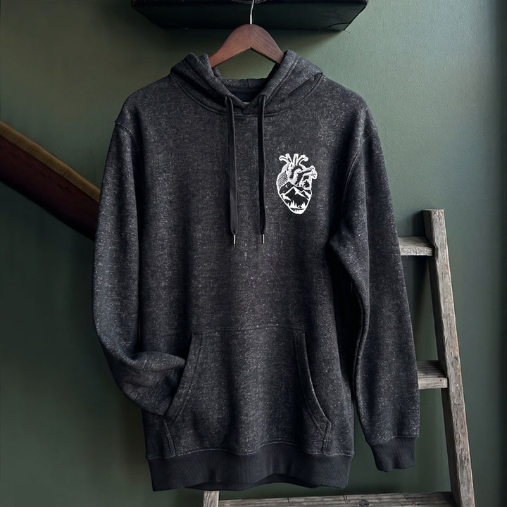 ANATOMICAL HEART (LEFT CHEST) Nantucket Super Soft Sweater Hoodie