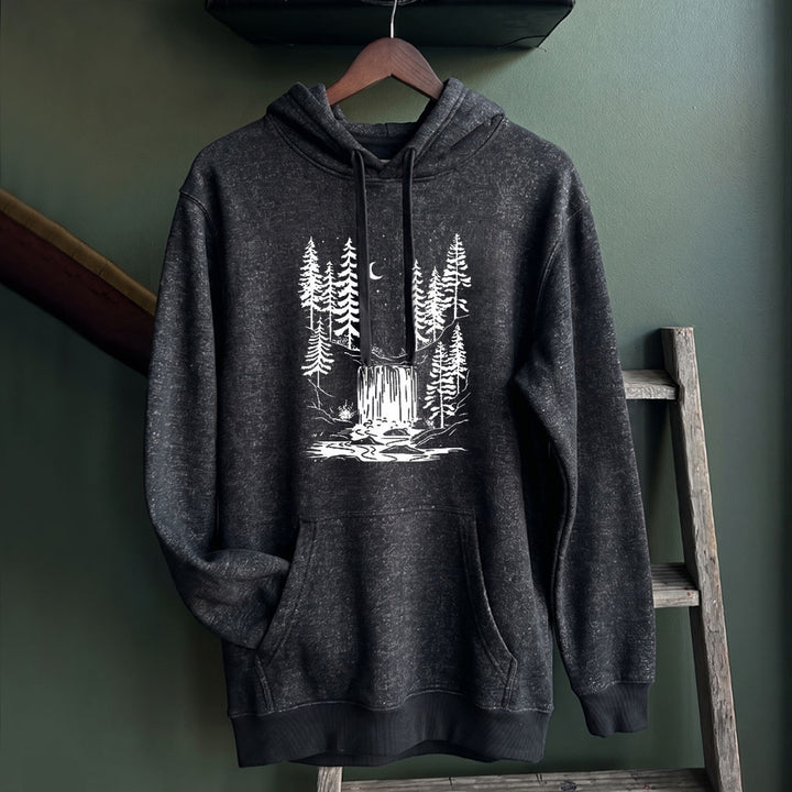 WATERFALL UNDER THE STARS Nantucket Super Soft Sweater Hoodie