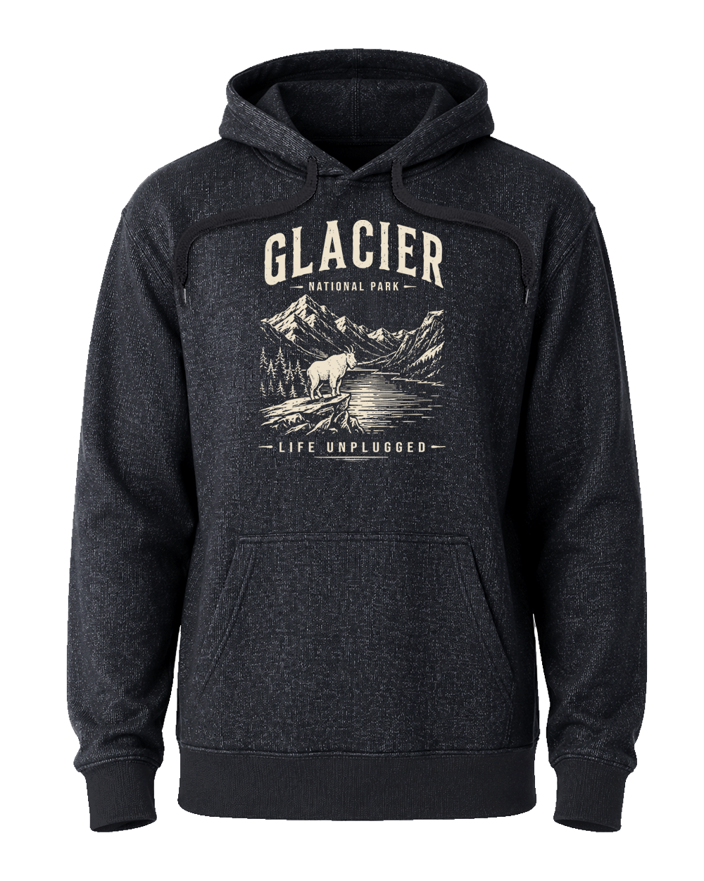 LIMITED EDITION GLACIER NATIONAL PARK Nantucket Super Soft Sweater Hoodie