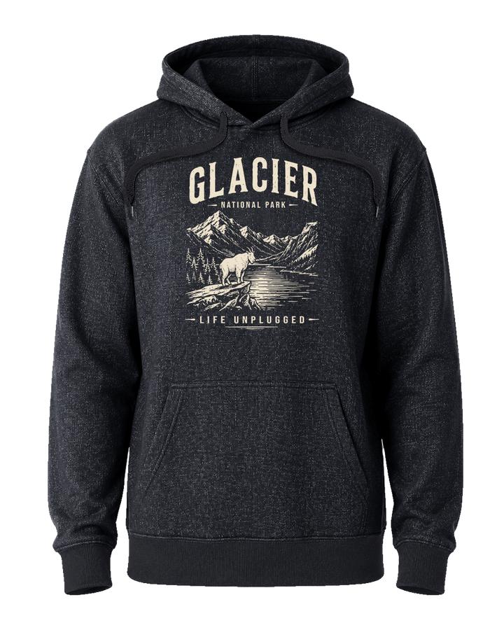 LIMITED EDITION GLACIER NATIONAL PARK Nantucket Super Soft Sweater Hoodie