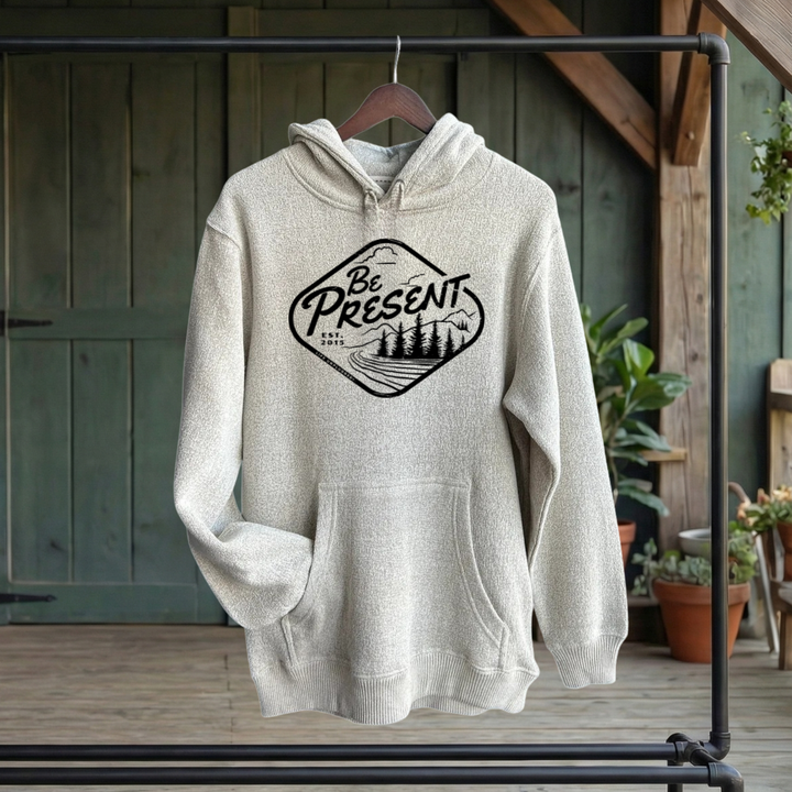 LIMITED EDITION Be Present Vintage Forest Nantucket Super Soft Sweater Hoodie