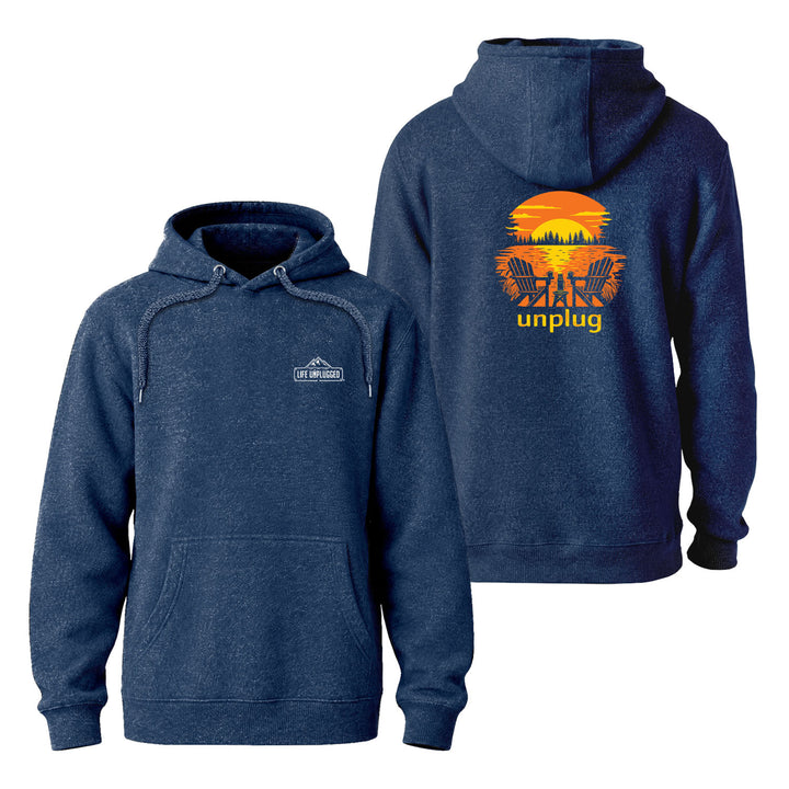 CHAIRS AT SUNSET Nantucket Super Soft Sweater Hoodie
