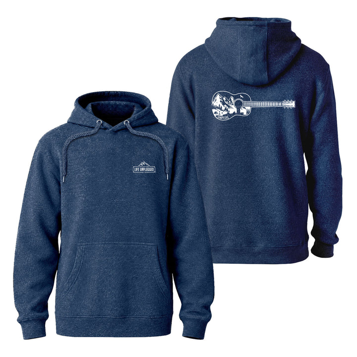 GUITAR MOUNTAIN SCENE Nantucket Super Soft Sweater Hoodie