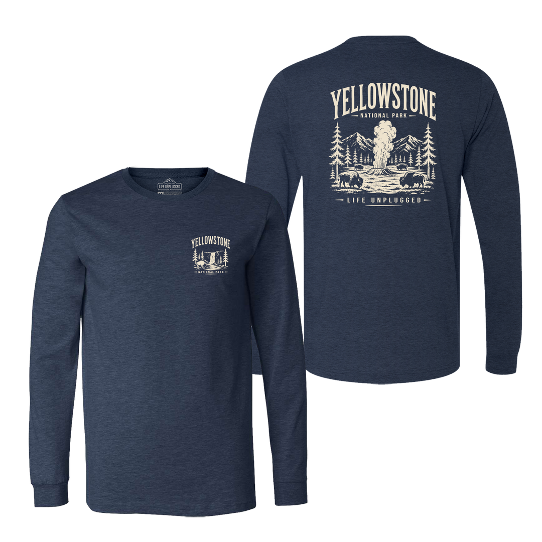 YELLOWSTONE NATIONAL PARK Long Sleeve T-Shirt