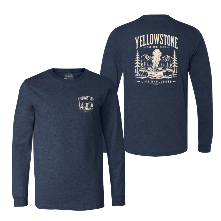 YELLOWSTONE NATIONAL PARK Long Sleeve T-Shirt