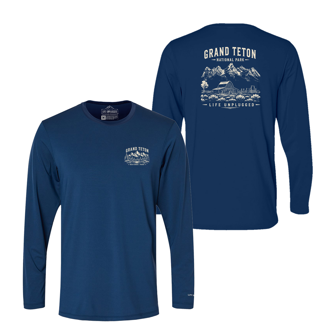 GRAND TETON NATIONAL PARK Performance Long Sleeve with UPF 50+